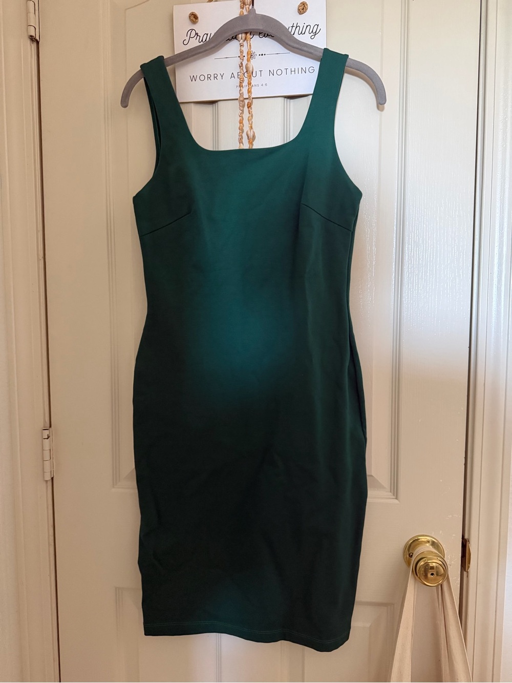 Classic Emerald Sheath Dress - Women